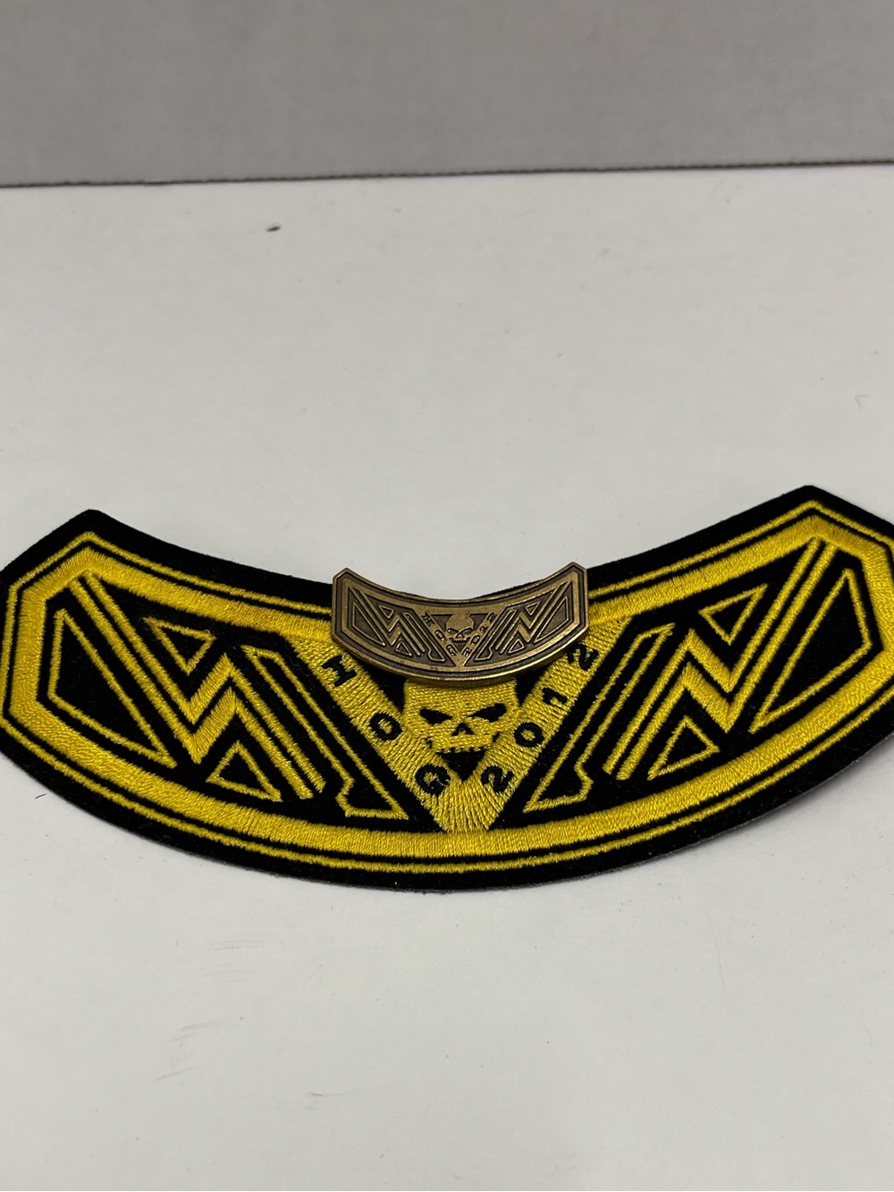 Harley Owners Group 2012 patch and pin